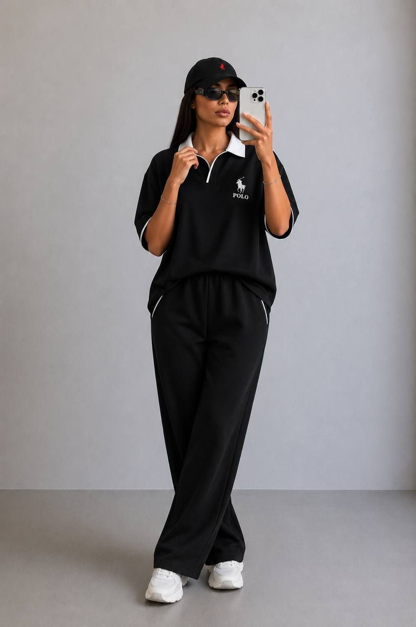 ست تیشرت شلوار polo زنانه